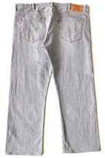 画像3: Levi'sリーバイス 501 USED加工 ストレッチ 先染め グレー デニムパンツ W40★SDP3931 (3)