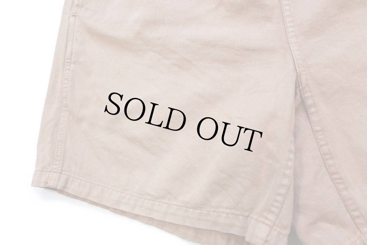 画像6: 00s USA製 GRAMICCIグラミチ コットン クライミングショーツ 薄茶 W-L★ショートパンツ (6)