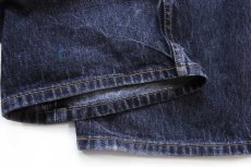 画像6: メキシコ製 Levi'sリーバイス 501 先染め ブラック デニムパンツ W52 L32★SDP3927 (6)