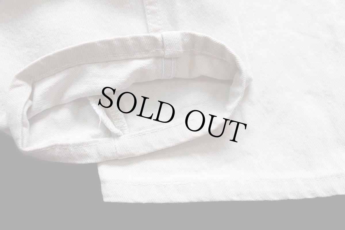 画像7: 00s ポーランド製 Levi'sリーバイス 501 先染め カラーデニムパンツ ベージュ W34★SDP3988 ユーロ (7)