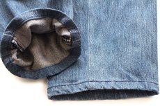 画像8: ブルガリア製 LEVI'Sリーバイス PREMIUM 501 BIGE USED加工 ストレッチ デニムパンツ カスタム W36★SDP4050 (8)