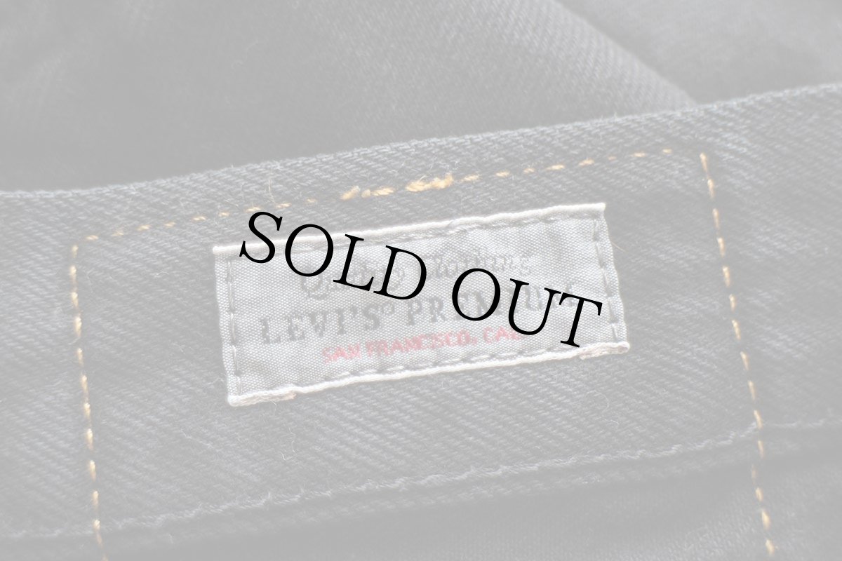 画像6: LEVI'Sリーバイス PREMIUM 501 BIGE 後染め ブラック デニムパンツ W36 L32★SDP3982 (6)