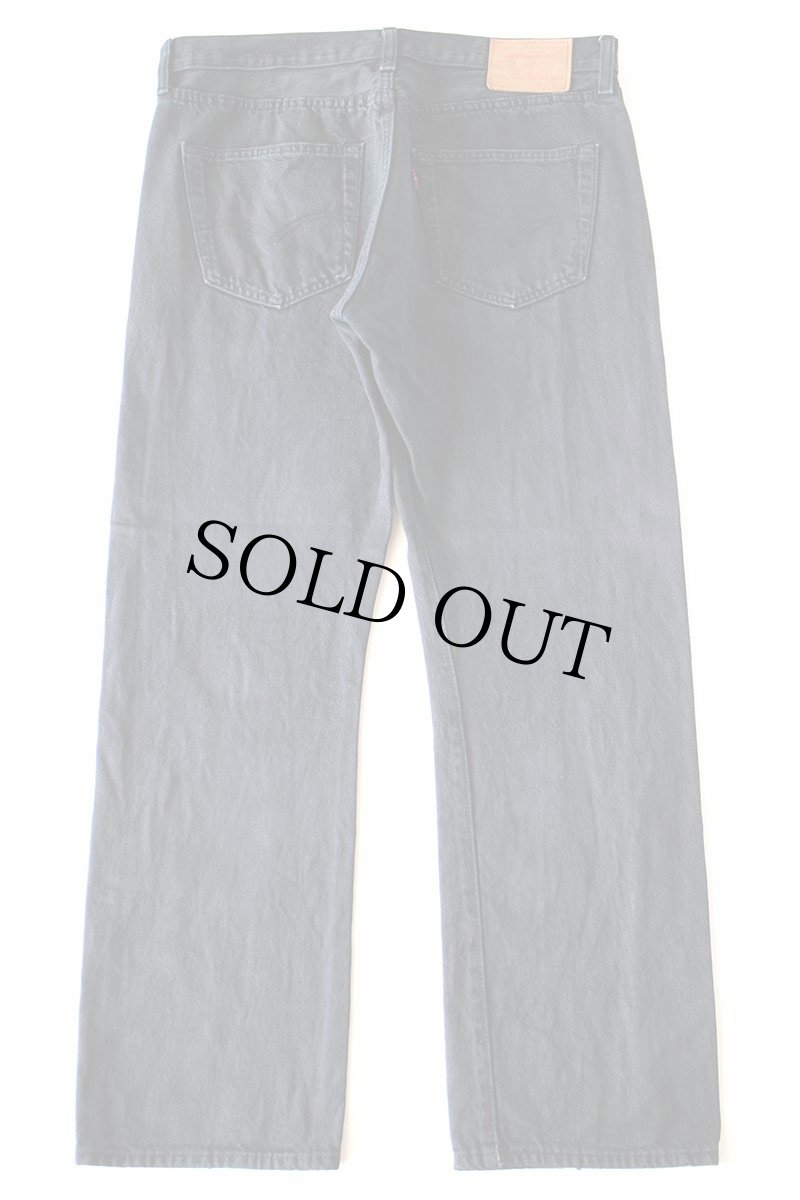 画像3: LEVI'Sリーバイス PREMIUM 501 BIGE 後染め ブラック デニムパンツ W34 L30★SDP3984 (3)