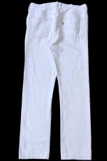 画像3: 90s Levi'sリーバイス 501 ホワイト デニムパンツ カスタム W34★SDP4018 ユーロ (3)