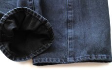 画像7: ポーランド製 LEVI'Sリーバイス PREMIUM 501 BIGE ストレッチ 後染め ブラック デニムパンツ W33 L30★SDP4064 ユーロ (7)