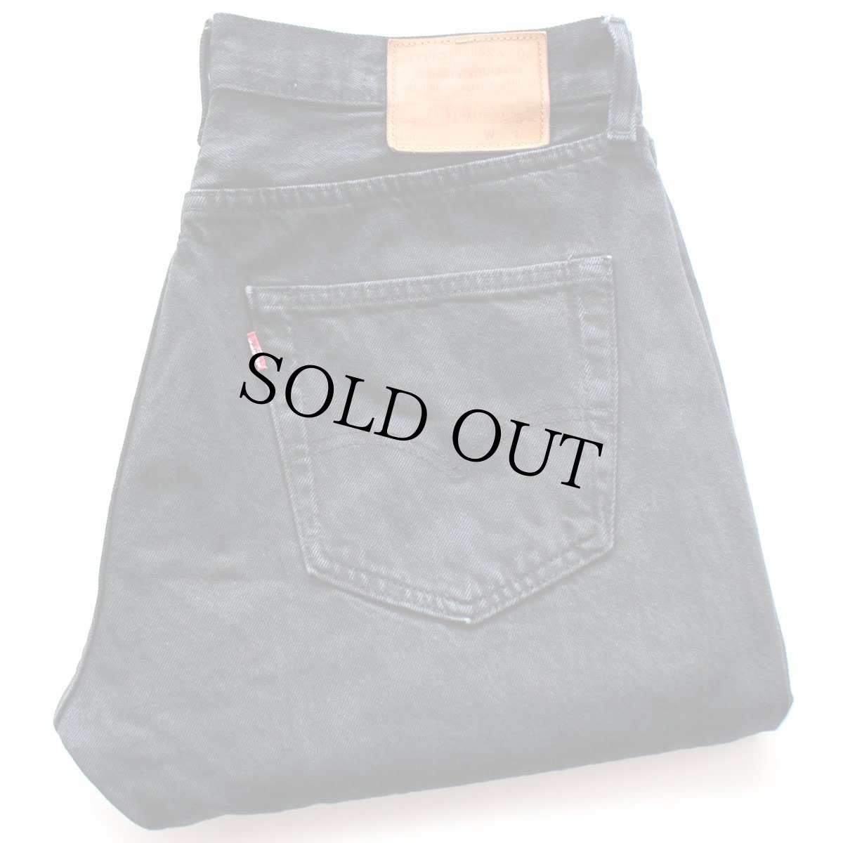 画像1: LEVI'Sリーバイス PREMIUM 501 BIGE 後染め ブラック デニムパンツ W34 L30★SDP3984 (1)