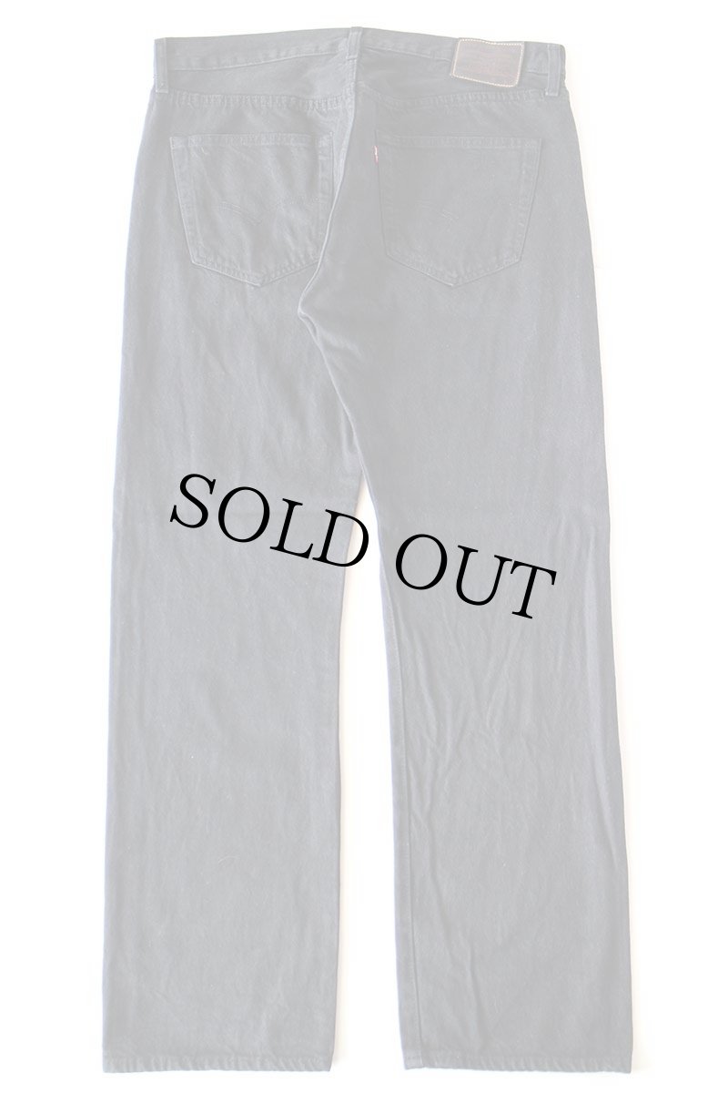 画像3: LEVI'Sリーバイス PREMIUM 501 BIGE 後染め ブラック デニムパンツ W36 L32★SDP3982 (3)