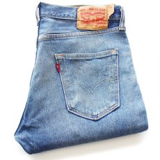 画像1: Levi'sリーバイス 501 USED加工 ストレッチ デニムパンツ W32★SDP4054 (1)