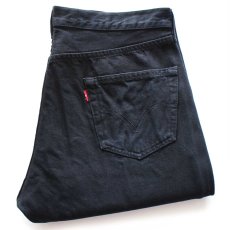 画像1: Levi'sリーバイス 501 後染め ブラック デニムパンツ W36 L30★SDP3979 (1)