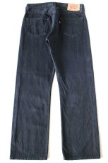 画像3: トルコ製 Levi'sリーバイス 501 後染め ブラック デニムパンツ W34 L32★SDP4066 ユーロ (3)