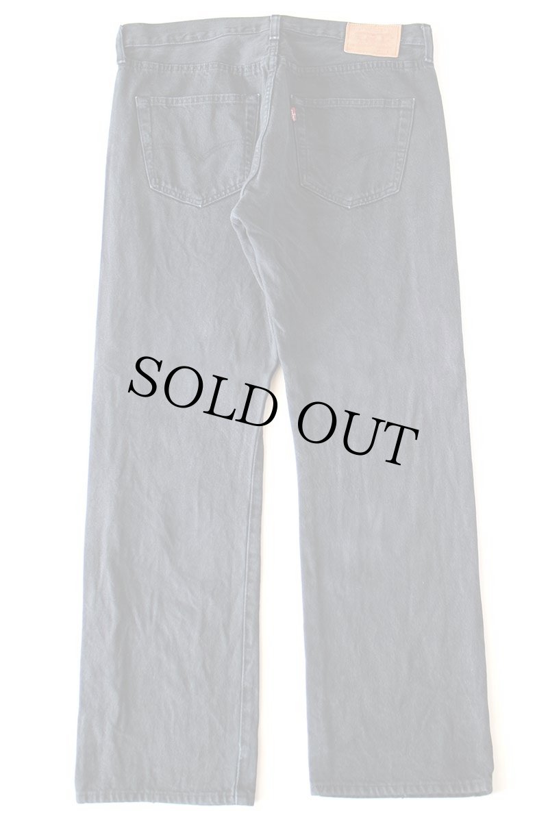 画像3: LEVI'Sリーバイス PREMIUM 501 BIGE 後染め ブラック デニムパンツ W34 L30★SDP3983 (3)