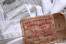 画像5: 90s スペイン製 Levi'sリーバイス 501 ホワイト デニムパンツ W33★SDP4036 ユーロ (5)