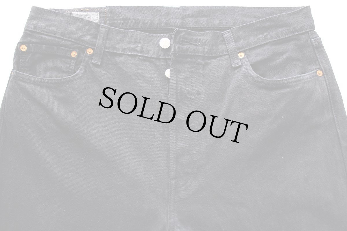 画像4: LEVI'Sリーバイス PREMIUM 501 BIGE 後染め ブラック デニムパンツ W36 L32★SDP3982 (4)