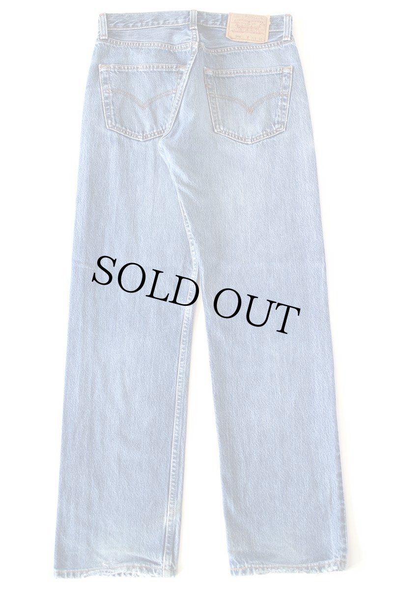 画像3: 90s カナダ製 Levi'sリーバイス 501 ダメージ デニムパンツ ヒゲ W30 L30★SDP3972 (3)