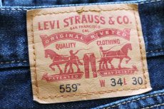画像5: Levi'sリーバイス 559 ペンキ飛び デニムパンツ W34 L30★SDP4003 (5)