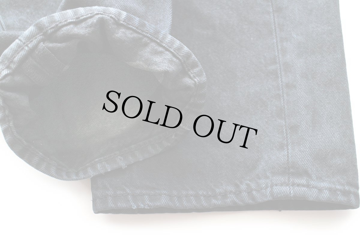 画像8: LEVI'Sリーバイス PREMIUM 501 BIGE 後染め ブラック デニムパンツ W34 L30★SDP3984 (8)