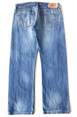 画像3: ハンガリー製 Levi'sリーバイス 501 USED加工 ダメージ デニムパンツ W36★SDP4028 ユーロ (3)