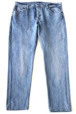 画像2: ブルガリア製 LEVI'Sリーバイス PREMIUM 501 BIGE USED加工 ストレッチ デニムパンツ カスタム W36★SDP4050 (2)
