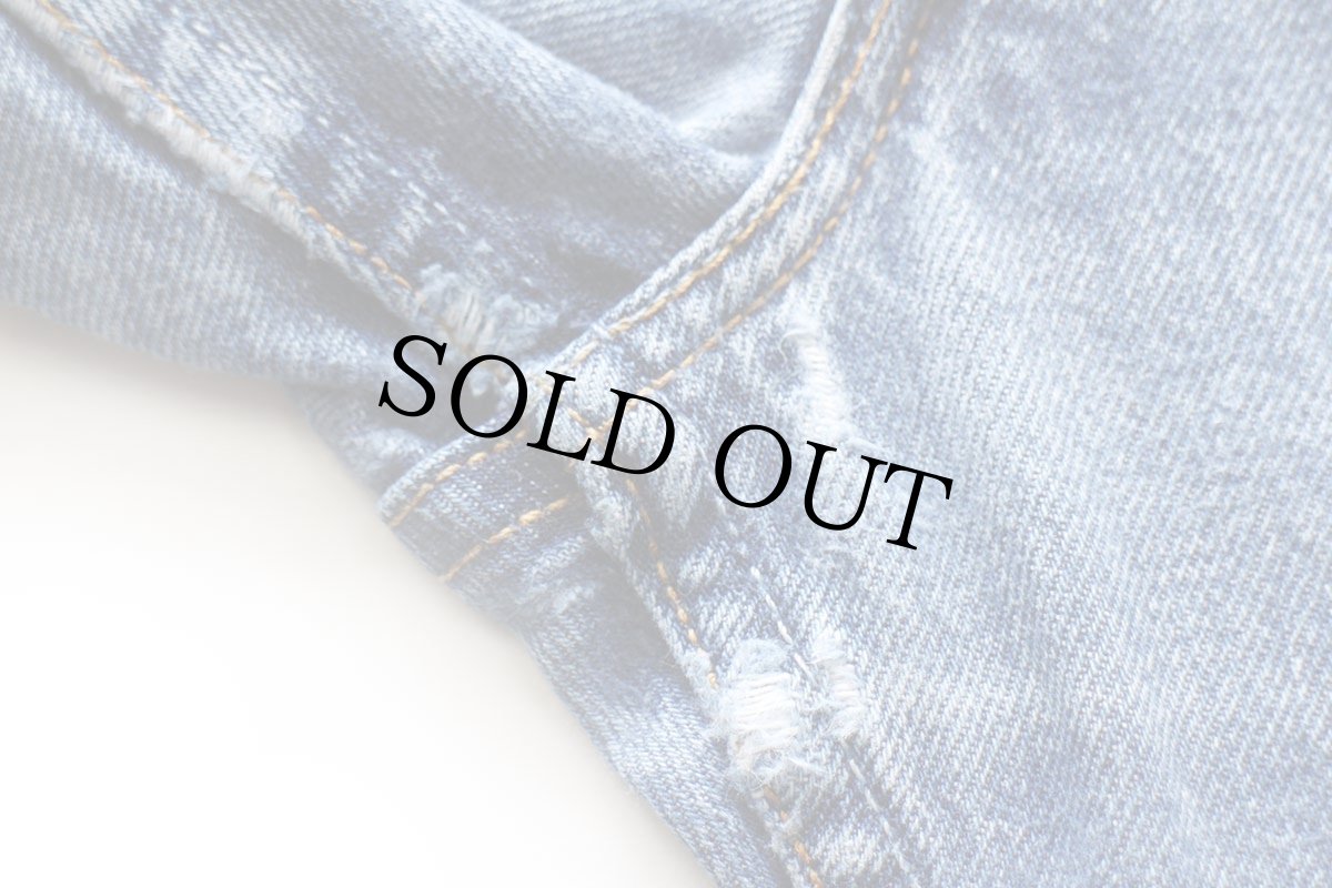 画像8: 90s カナダ製 Levi'sリーバイス 501 ダメージ デニムパンツ ヒゲ W30 L30★SDP3972 (8)