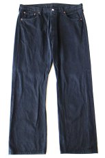 画像2: Levi'sリーバイス 501 後染め ブラック デニムパンツ W36 L30★SDP3979 (2)