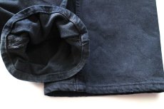 画像9: トルコ製 Levi'sリーバイス 501 後染め ブラック デニムパンツ W34 L32★SDP4066 ユーロ (9)