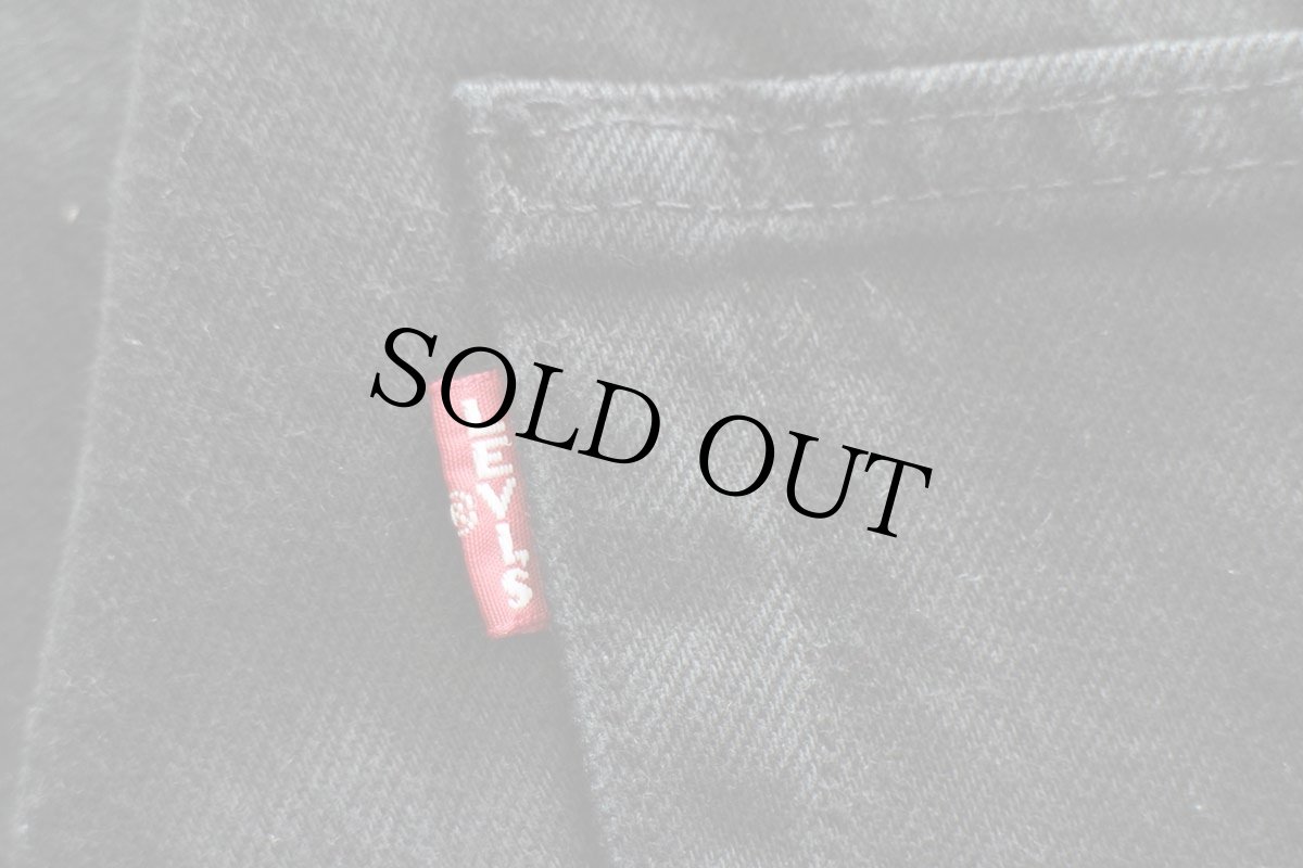 画像7: LEVI'Sリーバイス PREMIUM 501 BIGE 後染め ブラック デニムパンツ W36 L32★SDP3982 (7)