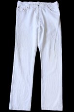 画像2: 90s Levi'sリーバイス 501 ホワイト デニムパンツ カスタム W34★SDP4018 ユーロ (2)