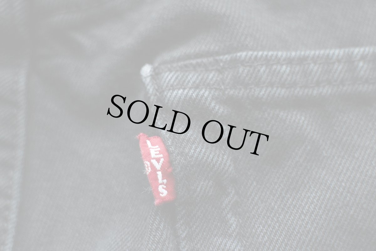 画像7: LEVI'Sリーバイス PREMIUM 501 BIGE 後染め ブラック デニムパンツ W34 L30★SDP3984 (7)