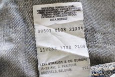 画像6: 00s スペイン製 Levi'sリーバイス 501 USED加工 デニムパンツ W31 L34★SDP4052 ユーロ (6)