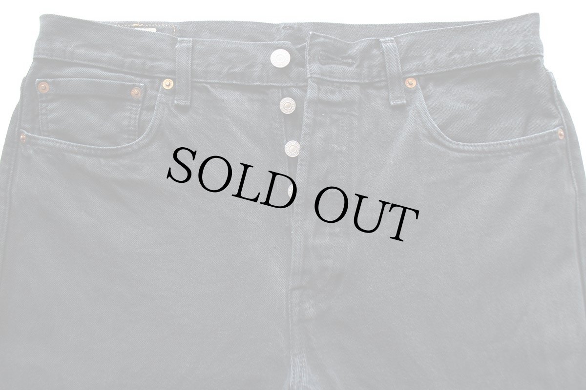 画像4: LEVI'Sリーバイス PREMIUM 501 BIGE 後染め ブラック デニムパンツ W34 L30★SDP3983 (4)