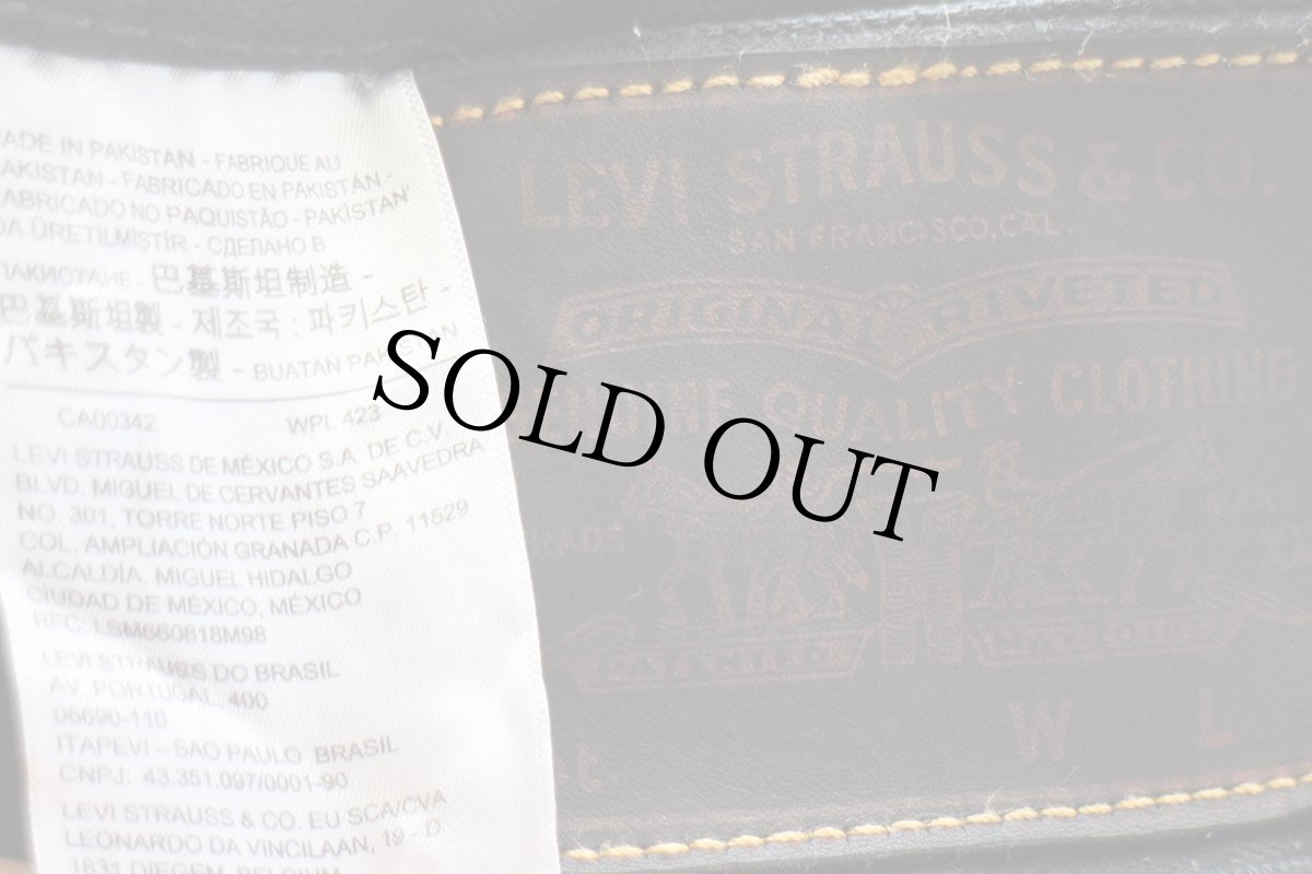 画像5: LEVI'Sリーバイス PREMIUM 501 BIGE 後染め ブラック デニムパンツ W36 L32★SDP3982 (5)