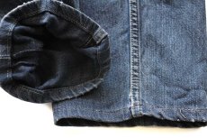 画像8: 00s トルコ製 Levi'sリーバイス 501 USED加工 後染め カラーデニムパンツ 紺 W32★SDP4071 ユーロ (8)