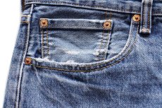 画像6: Levi'sリーバイス 501 ダメージ デニムパンツ ヒゲ W42 L30★SDP4093 (6)