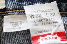 画像5: 00s Levi'sリーバイス 501 デニムパンツ ヒゲ W38 L32★SDP4121 (5)