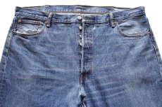 画像4: Levi'sリーバイス 501 ダメージ デニムパンツ ヒゲ W42 L30★SDP4093 (4)