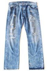 画像2: Levi'sリーバイス 501 USED加工 ケミカルウォッシュ デニムパンツ W38 L32★SDP4128 アシッド (2)