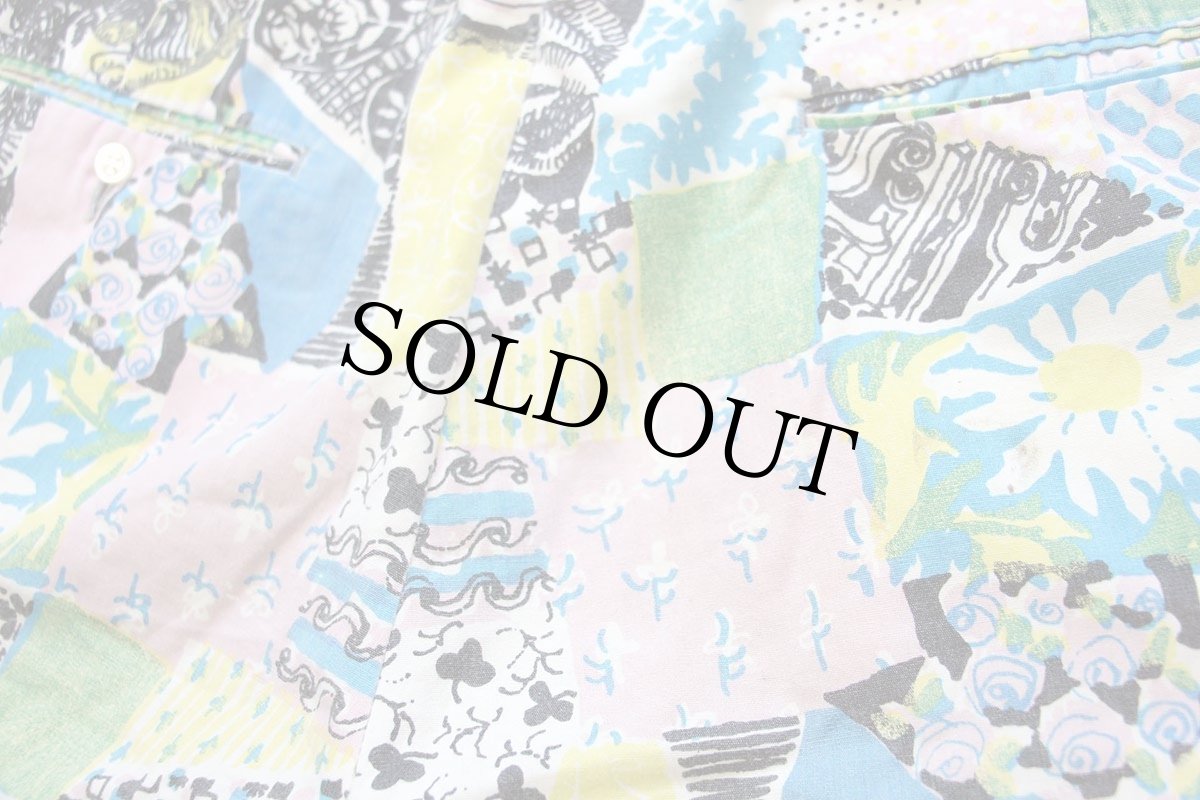 画像6: 70s Lilly Pulitzer アート パッチワーク プリント ショートパンツ W33★ショーツ (6)