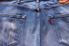 画像6: Levi'sリーバイス 501 ストレッチ デニムパンツ ヒゲ ボロ W38 L32★SDP4131 (6)