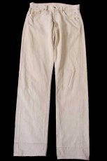 画像2: 90s トルコ製 Levi'sリーバイス 501 後染め カラーデニムパンツ カーキ W32 L34★SDP4056 ユーロ (2)
