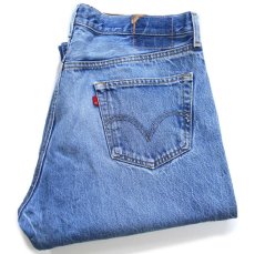 画像1: 00s メキシコ製 Levi'sリーバイス 501 デニムパンツ W38★SDP4109 (1)