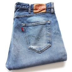 画像2: Levi'sリーバイス 501 ストレッチ デニムパンツ ヒゲ ボロ W38 L32★SDP4131 (2)