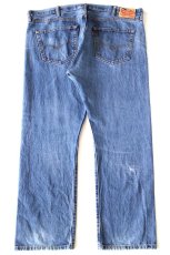 画像3: Levi'sリーバイス 501 ダメージ デニムパンツ ヒゲ W42 L30★SDP4093 (3)
