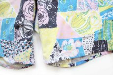 画像7: 70s Lilly Pulitzer アート パッチワーク プリント ショートパンツ W33★ショーツ (7)