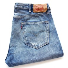 画像1: Levi'sリーバイス 501 USED加工 ケミカルウォッシュ デニムパンツ W38 L32★SDP4128 アシッド (1)