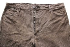 画像4: Levi'sリーバイス 501 CONE DENIM WHITE OAK 先染め カラーデニムパンツ 焦げ茶 W46★SDP4140 特大 (4)