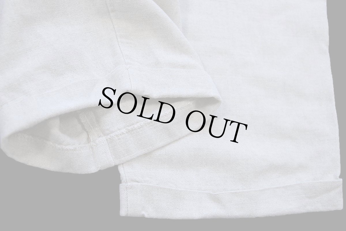 画像7: 90s USA製 DOCKERSドッカーズ LOOSE FIT ツータック スラックス リネン×コットンパンツ ベージュ W34 L30★Levi'sリーバイス (7)