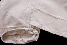 画像7: 90s トルコ製 Levi'sリーバイス 501 後染め カラーデニムパンツ カーキ W32 L34★SDP4056 ユーロ (7)