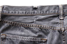 画像6: Levi'sリーバイス 501 先染め ブラック デニムパンツ フェード W38★SDP4135 (6)