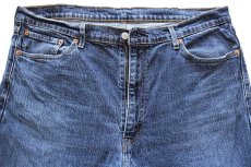 画像4: Levi'sリーバイス 505 USED加工 ストレッチ デニムパンツ W42 L32★SDP4117 (4)