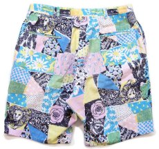 画像2: 70s Lilly Pulitzer アート パッチワーク プリント ショートパンツ W33★ショーツ (2)